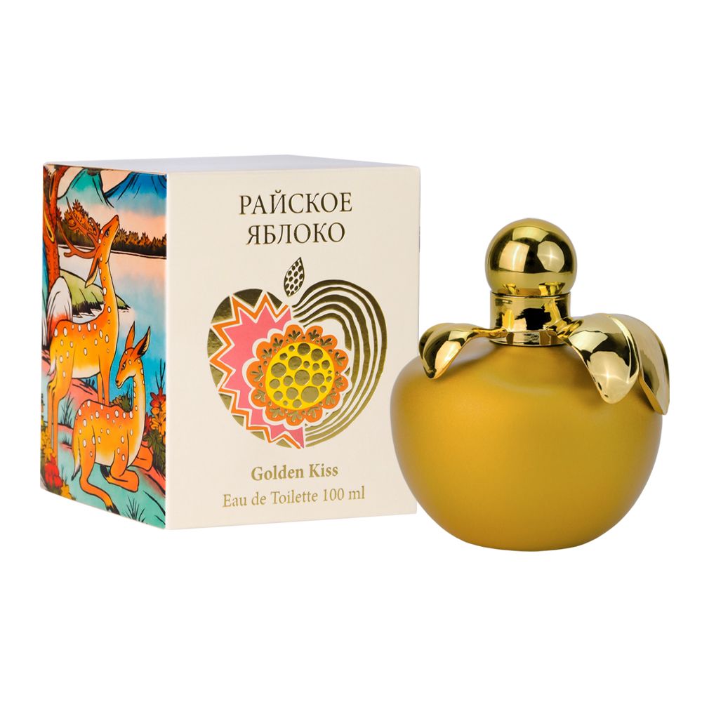 

Туалетная вода женская Delta parfum Райское яблоко Golden Kiss, 100 мл