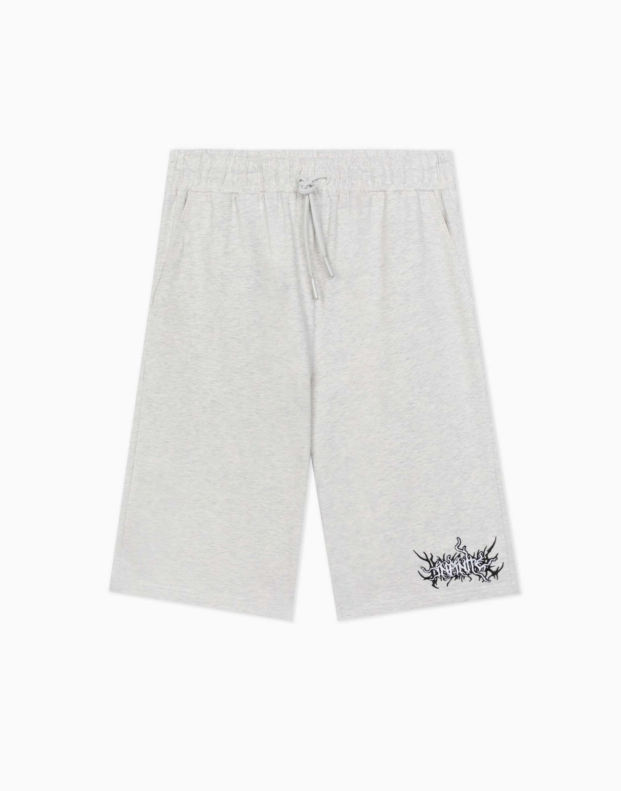 

Спортивные шорты для мальчика Gloria Jeans BSH007381 серый меланж/белый 12-14л/164, Серый;белый, BSH007381