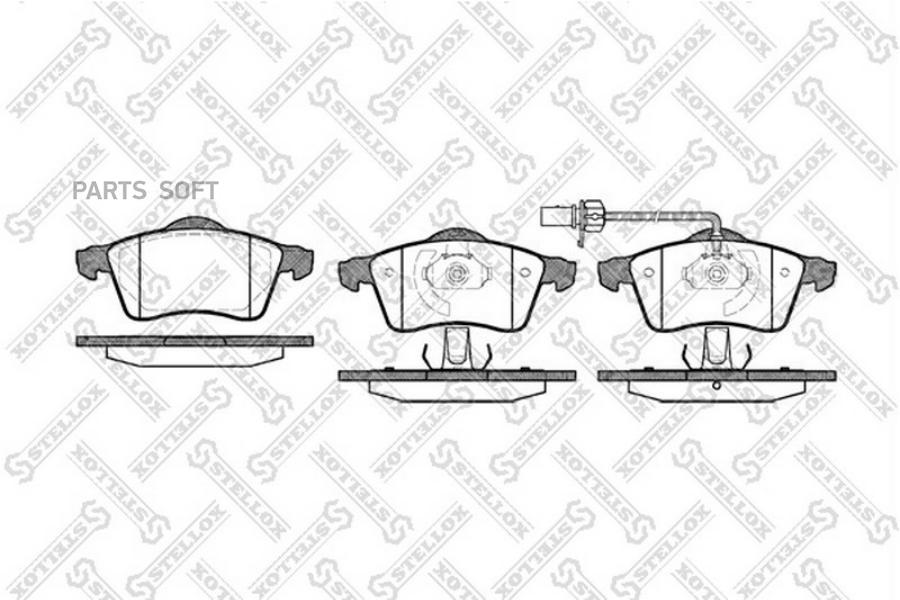 

Тормозные колодки Stellox 629001BSX