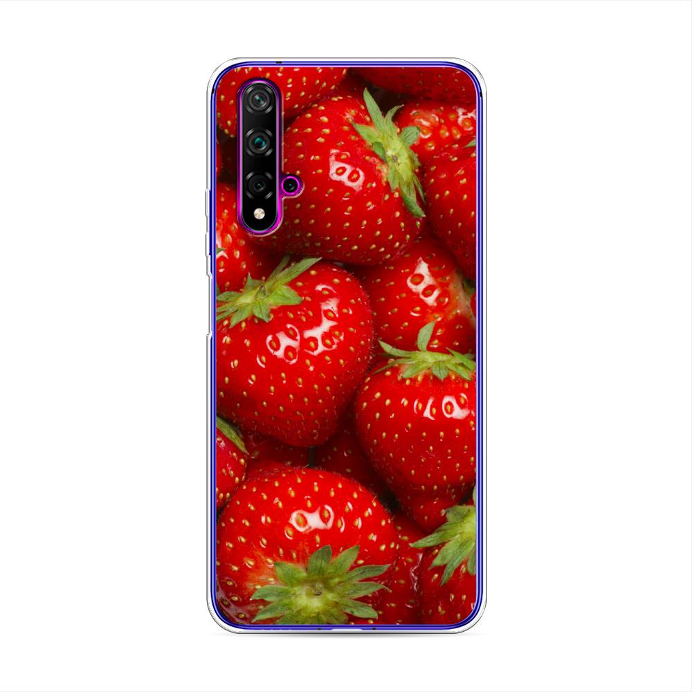 

Чехол Awog на Huawei Nova 5T "Клубника", Разноцветный, 610550-10