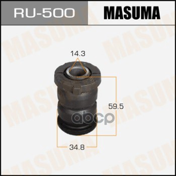 

MASUMA 'RU500 Сайлентблок рычага передний 1шт