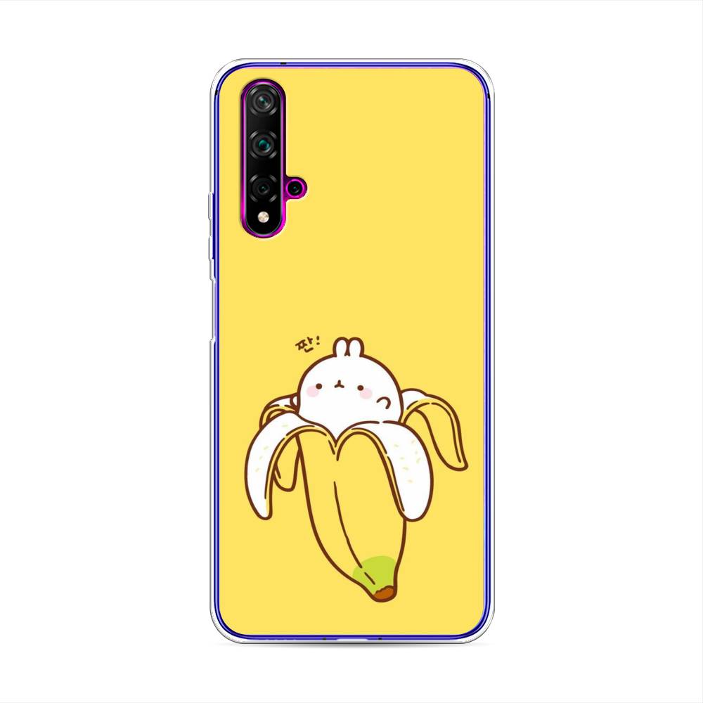 

Чехол Awog на Huawei Nova 5T "Зайчик-бананчик", Разноцветный, 610550-2