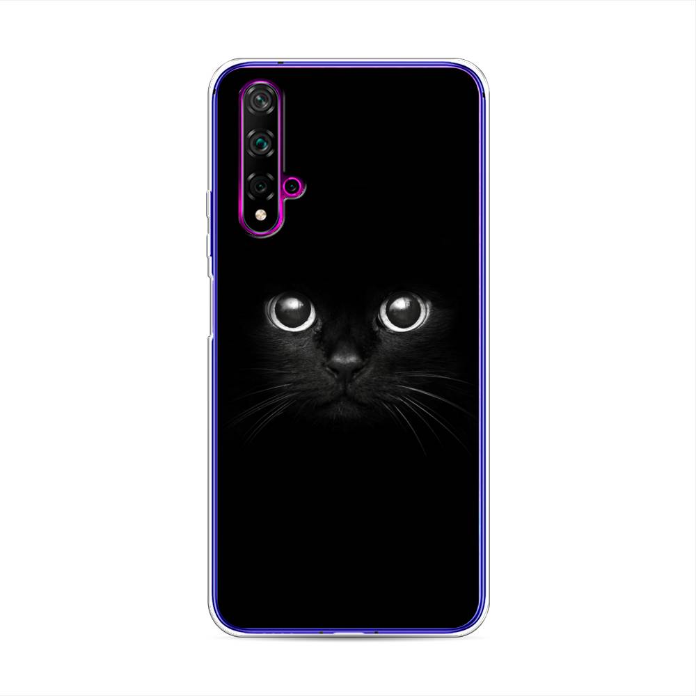 

Чехол Awog на Huawei Nova 5T "Взгляд черной кошки", Разноцветный, 610550-1