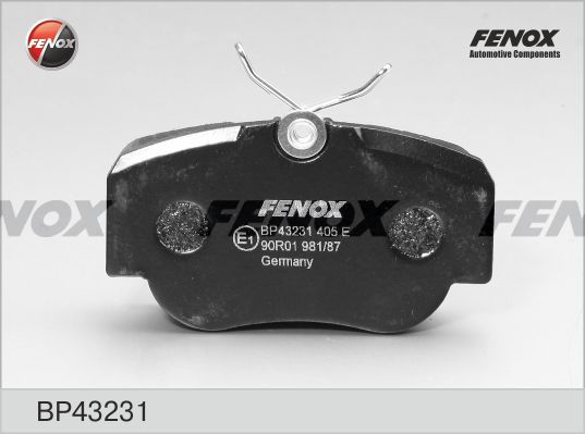 

Тормозные колодки FENOX дисковые BP43231
