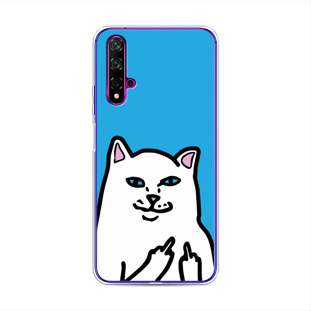 

Чехол Awog на Huawei Nova 5T "Кот жесть", Разноцветный, 610550-9