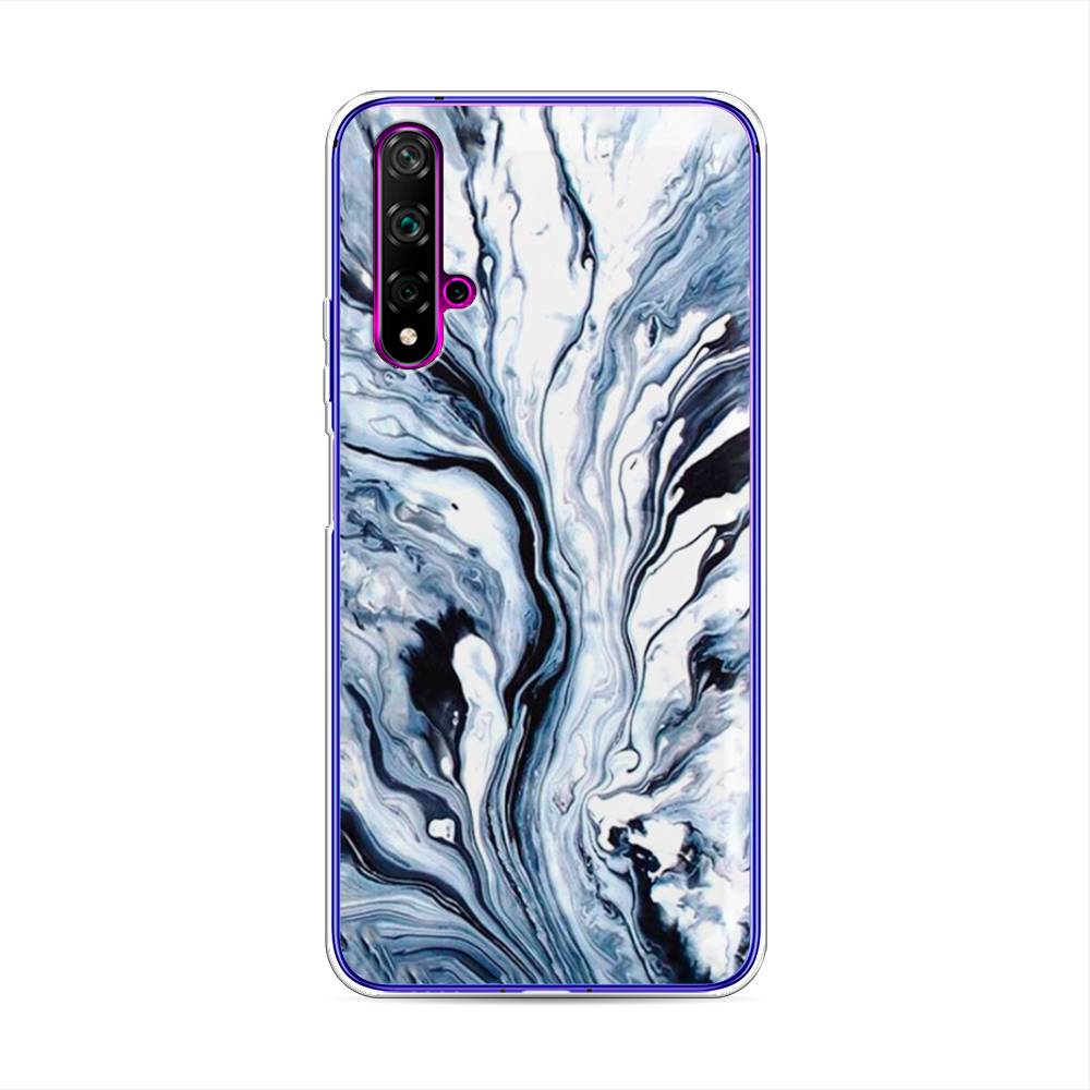 

Чехол Awog на Huawei Nova 5T "Голубой минерал мрамор", Разноцветный, 610550-3