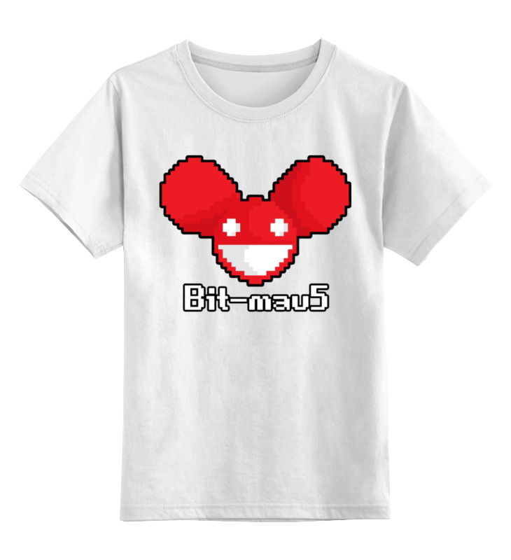 

Детская футболка Printio Bit-mau5 цв.белый р.164, 0000002923765
