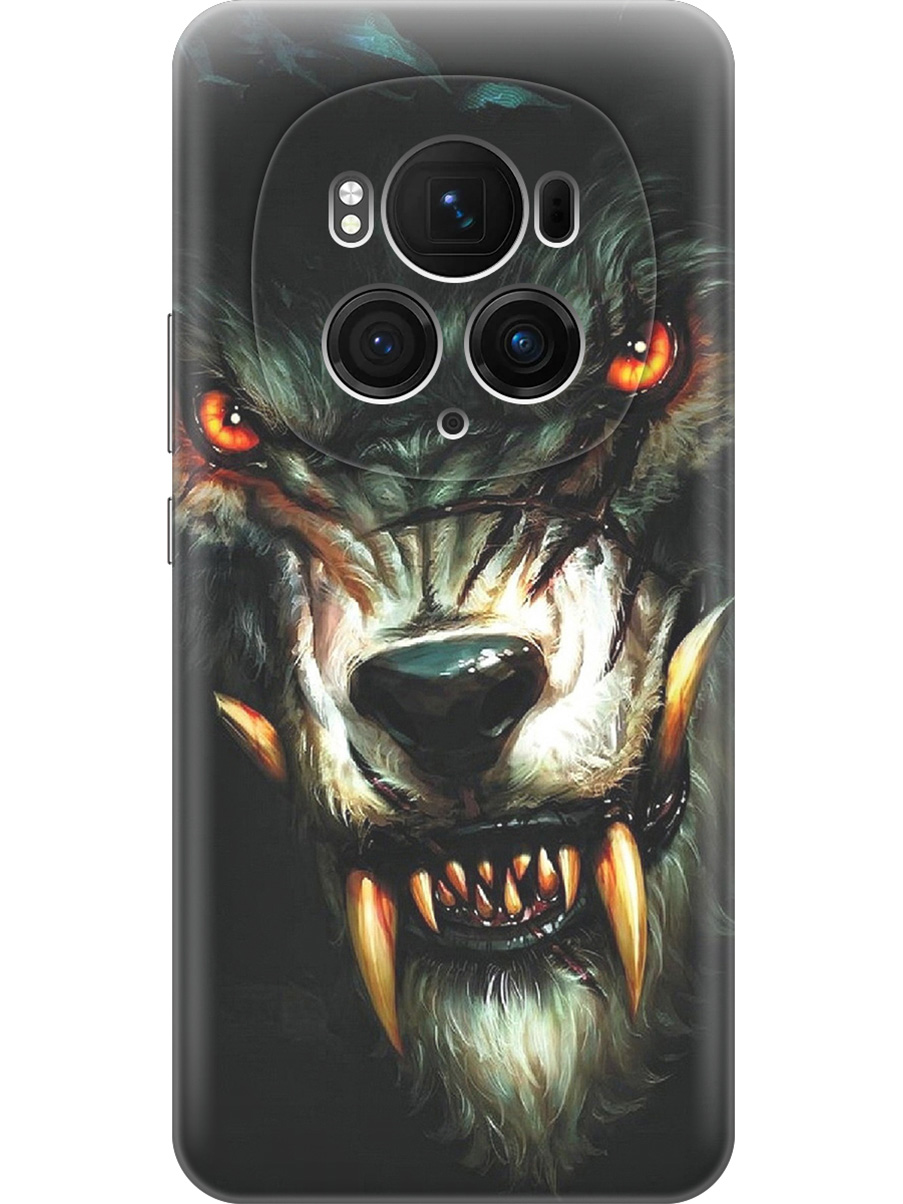 

Силиконовый чехол на Honor Magic6 Pro с принтом "Злой оборотень", Прозрачный;черный;желтый, 782623413