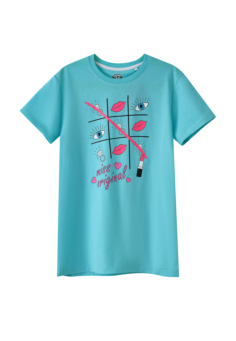 

Футболка детская Daniele Patrici SS23C81501228, бирюзовый, 140, SS23C81501228