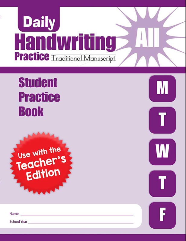 

Daily Handwriting Practice Traditional Manuscript Individual Student Practice Book