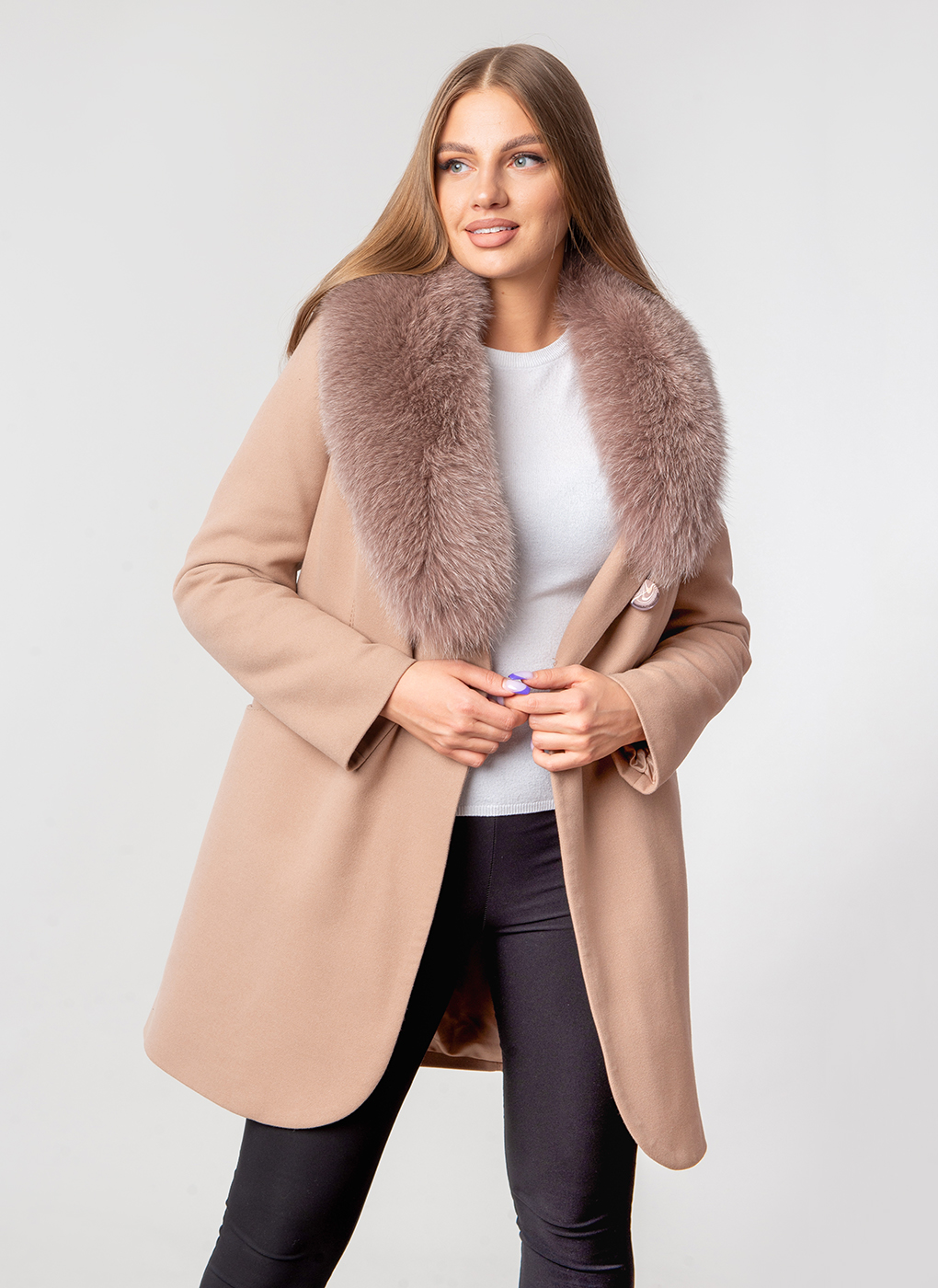 

Пальто женское Giulia Rosetti 57763 коричневое 48 RU, 57763