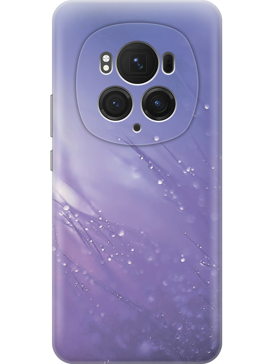 

Силиконовый чехол на Honor Magic6 Pro с принтом "Капли на синей траве", 782623422
