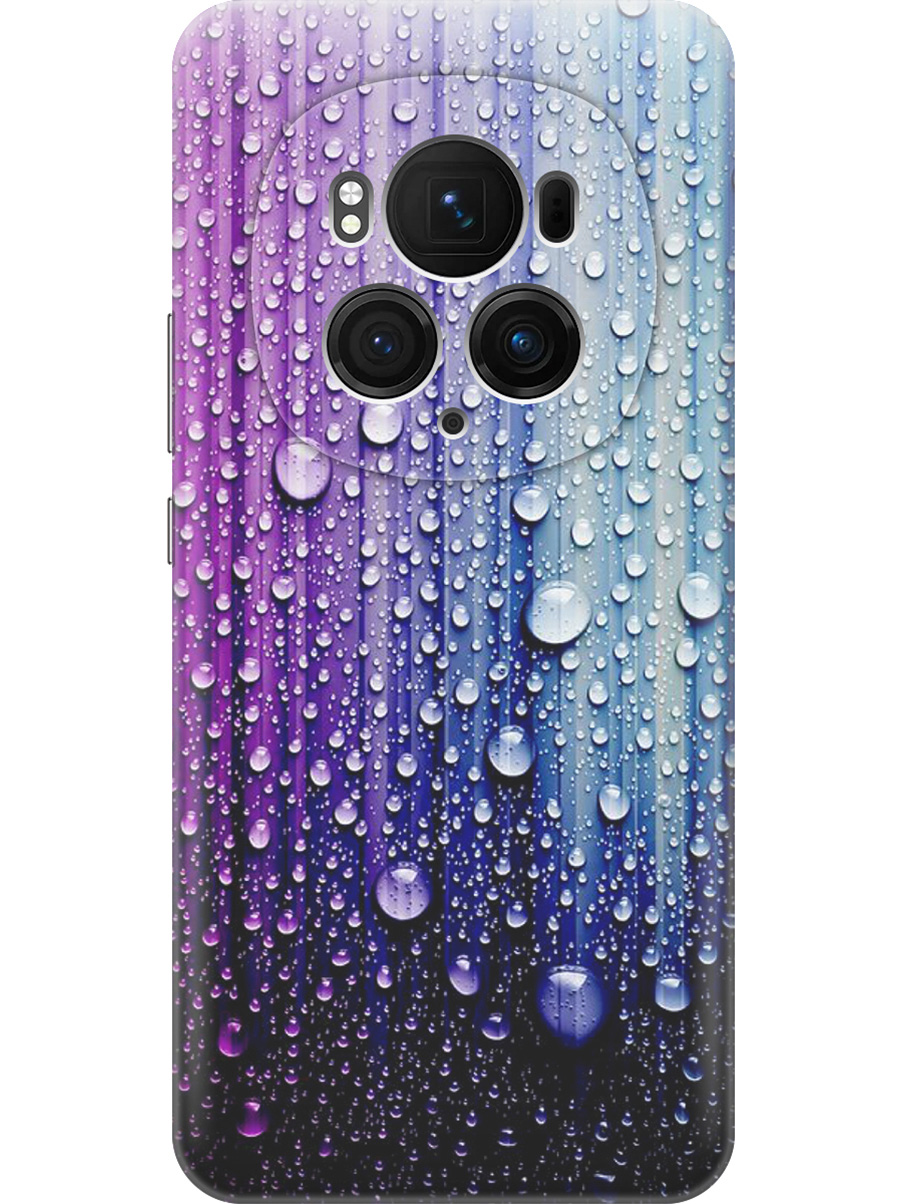 

Силиконовый чехол на Honor Magic6 Pro с принтом "Капли на голубом", Прозрачный;голубой;фиолетовый, 782623441