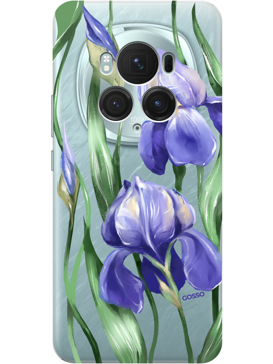 

Силиконовый чехол на Honor Magic6 Pro с принтом "Удивительные ирисы" прозрачный, Прозрачный;белый;синий, 782623421