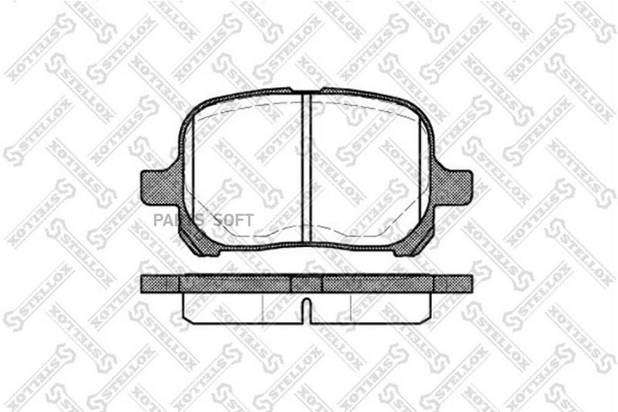 

Тормозные колодки Stellox 632000SX