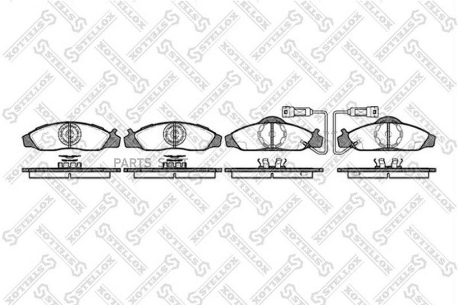 

Тормозные колодки Stellox 635002SX