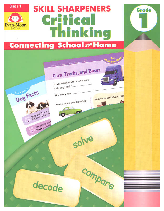 Skill Sharpeners Critical Thinking Grade 1 - Activity Book 624₽