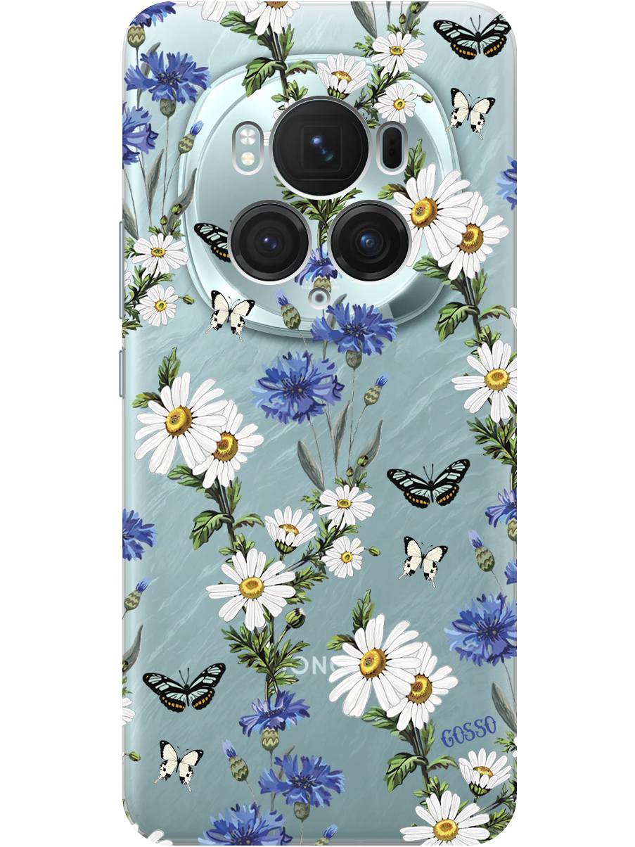 

Силиконовый чехол на Honor Magic6 Pro с принтом "Привет, ромашки" прозрачный, Прозрачный;голубой;зеленый, 782623423