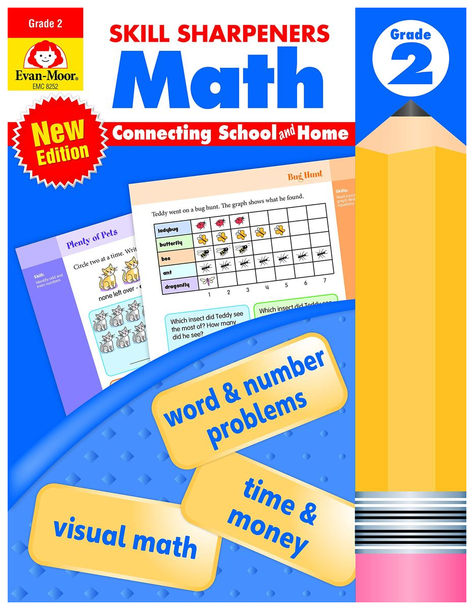 

Skill Sharpeners: Math, Grade 2 Workbook