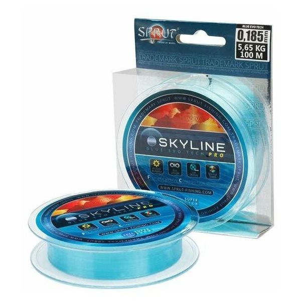 

Леска Летняя Sprut EvoTech PRO Blue 0,285mm/100m, Голубой, Skyline Ice Tech Pro