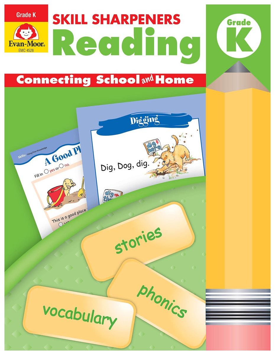 

Skill Sharpeners: Reading, Grade Kindergarten Workbook