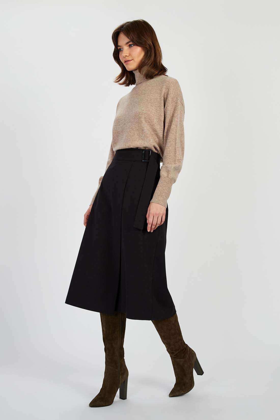 

Юбка женская Baon B4722501 черная 2XL, Черный, B4722501