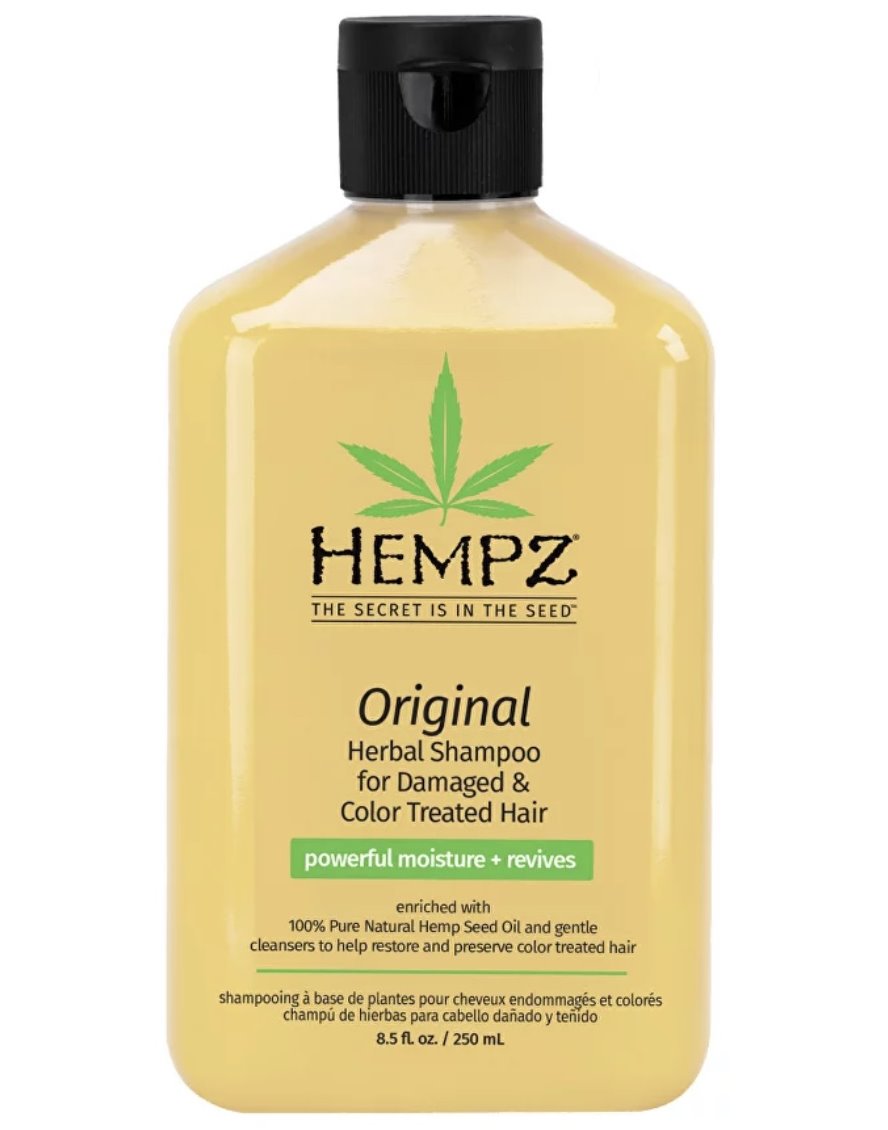 фото Шампунь растительный hempz original herbal shampoo for damaged&color treated hair 250 мл