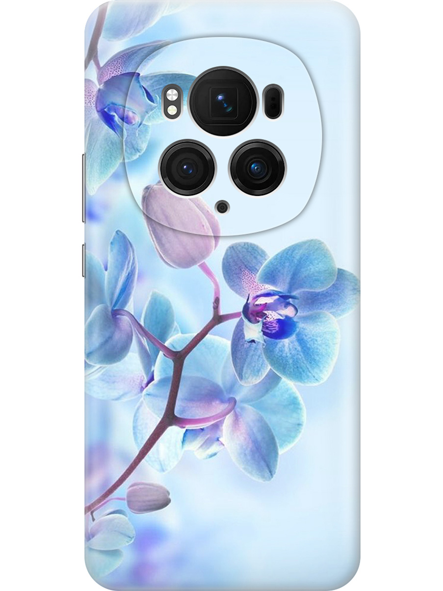 

Силиконовый чехол на Honor Magic6 Pro с принтом "Синий цветок на синем", Прозрачный;голубой;синий, 782623421