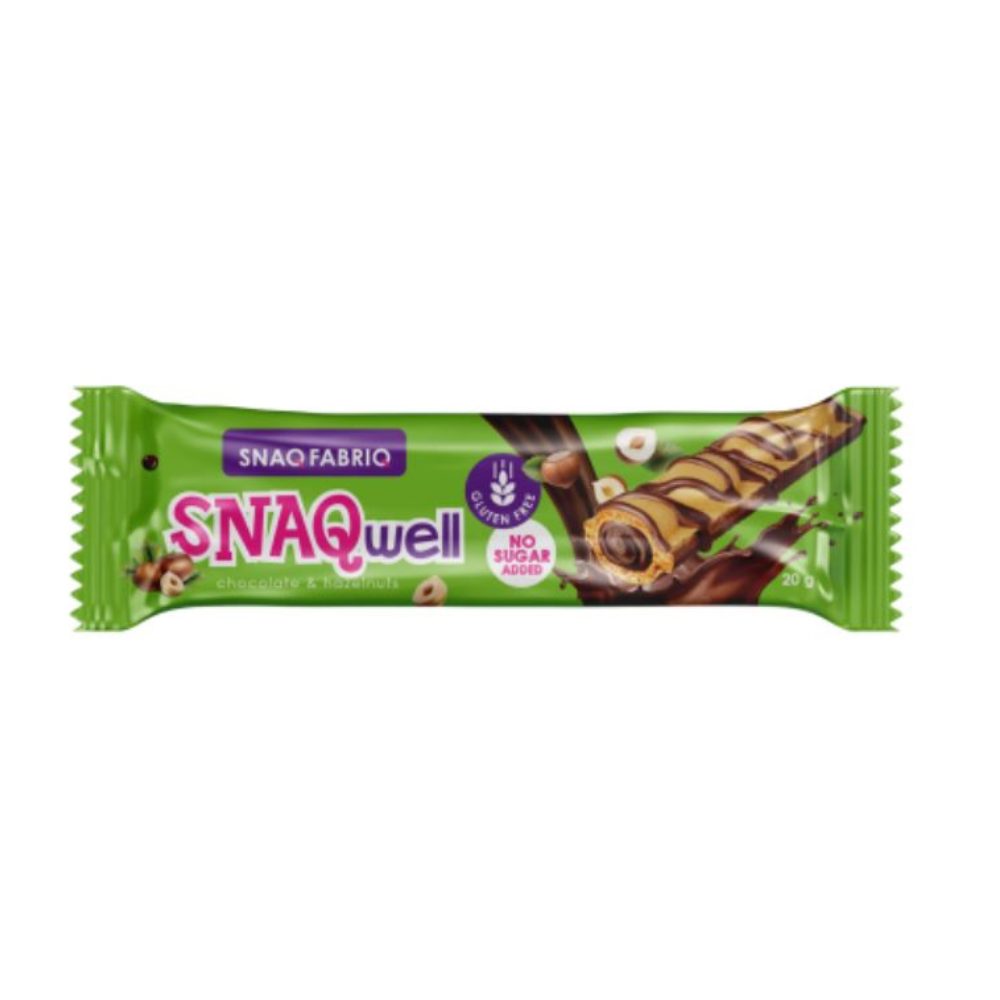 

Батончик Вафельный Snaq Fabriq SnaqWell с Шоколадно-Ореховой Пастой, 3 шт х 20 г