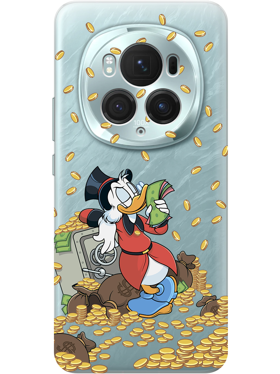 

Силиконовый чехол на Honor Magic6 Pro с принтом "Скрудж и сейф" прозрачный, Прозрачный;белый;красный, 782623471