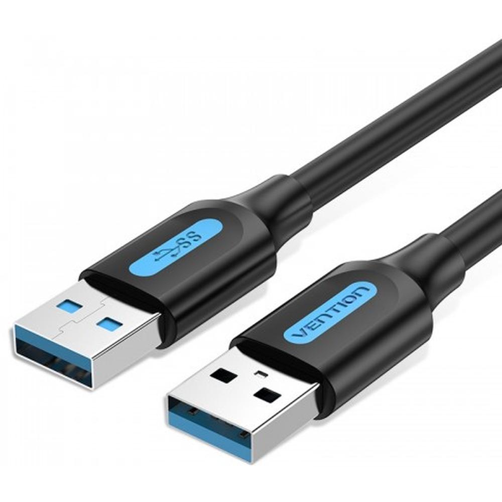 

Кабель Vention USB-USB вилка-вилка 1м CONBF, Черный