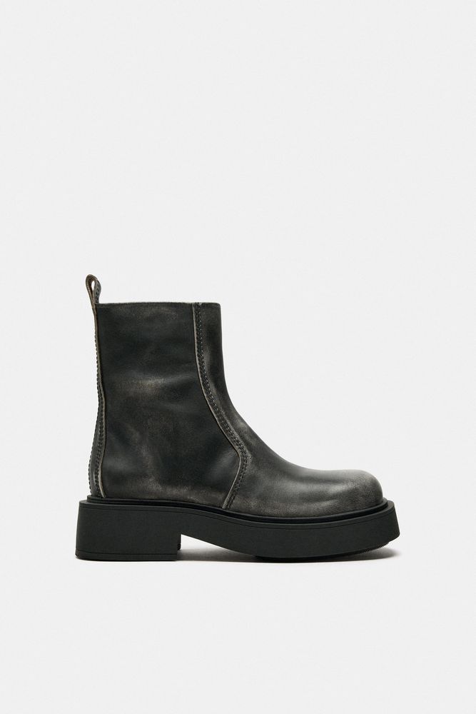 

Сапоги женские ZARA 13112310 серые 36 EU, Серый, 13112310
