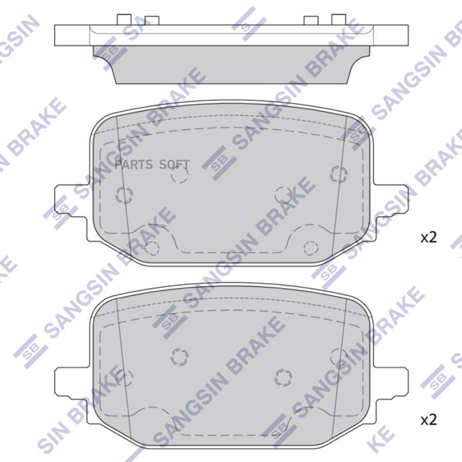 

Колодки Торм.Диск.Задн. Ford Explorer 20-21