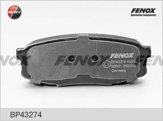 

Тормозные колодки FENOX дисковые BP43274