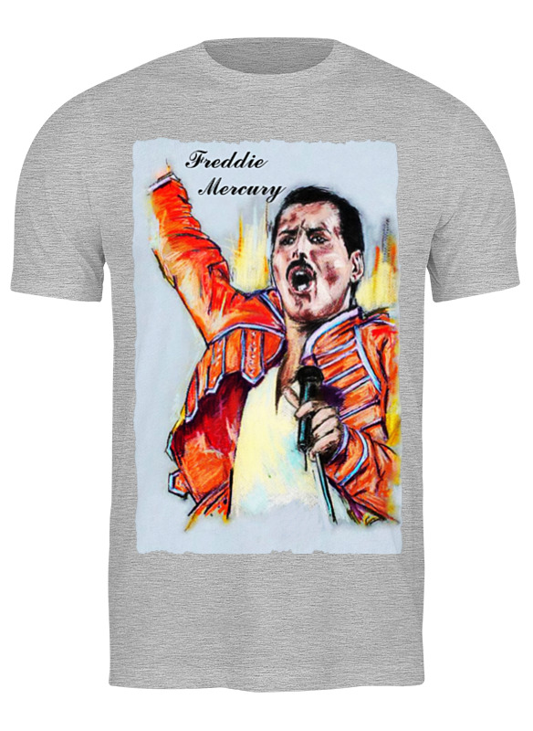 

Футболка мужская Printio Freddie mercury - queen серая 3XL, Серый, Freddie mercury - queen