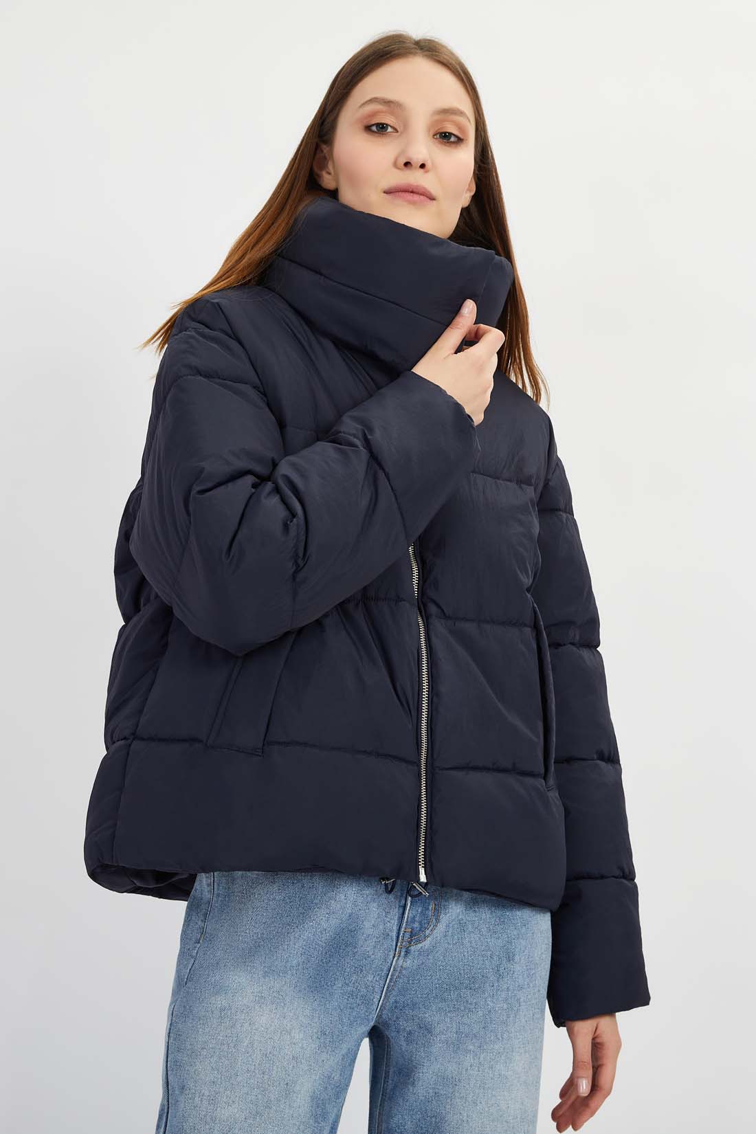 

Куртка женская Baon B0422012 синяя 2XL, B0422012