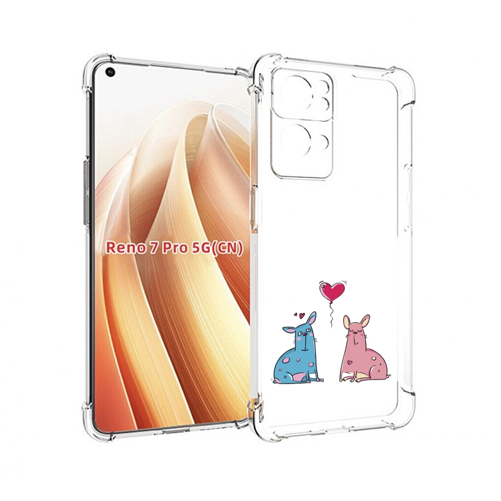 

Чехол MyPads Лама любовь для OPPO Reno7 Pro 5G, Прозрачный, Tocco