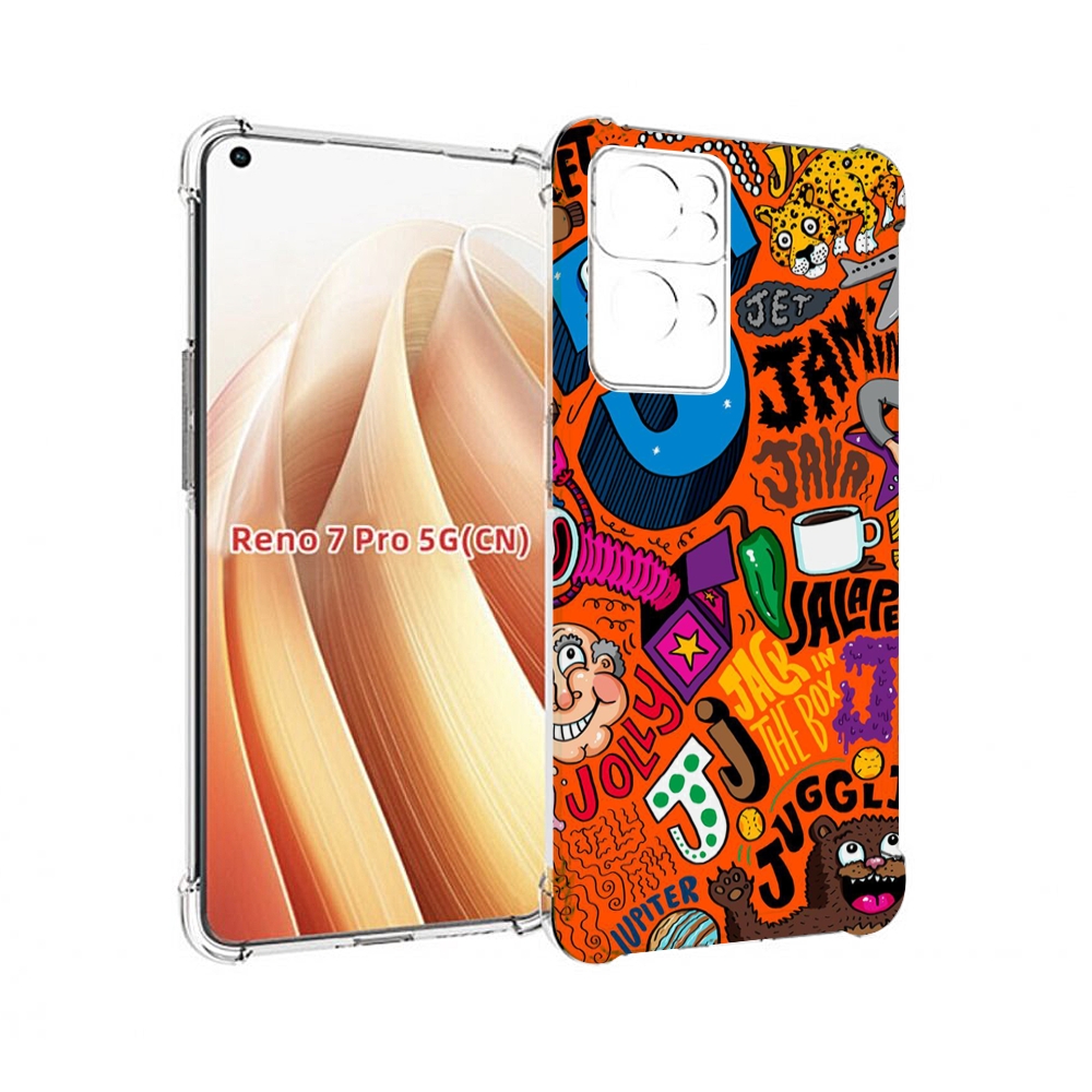 

Чехол MyPads funky-decor для OPPO Reno7 Pro 5G, Прозрачный, Tocco