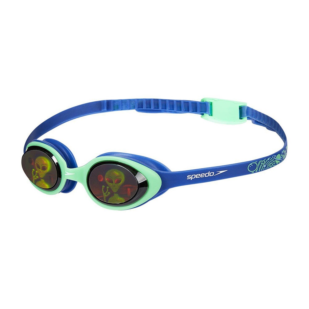 Очки для плавания детские SPEEDO Illusion 3D Print Jr,8-11597C620A, голографические линзы