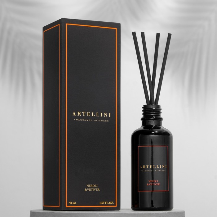 Ароматический диффузор ARTELLINI 50 мл, NEROLI&VETIVER (A-6)