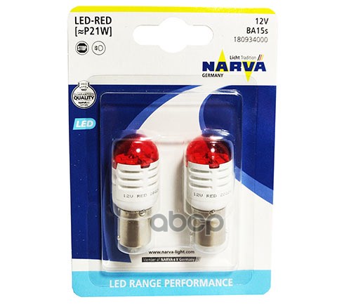 

Светодиод Narva 18093 P21 Led Red Narva арт. 18093