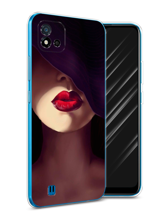 

Чехол Awog на Realme C11 (2021) "Красные губы", Разноцветный, 257550-7