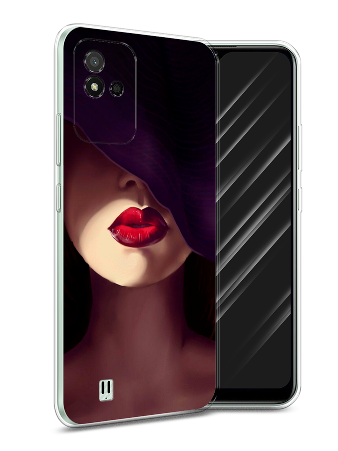 

Чехол Awog на Realme Narzo 50i "Красные губы", Разноцветный, 2510050-7