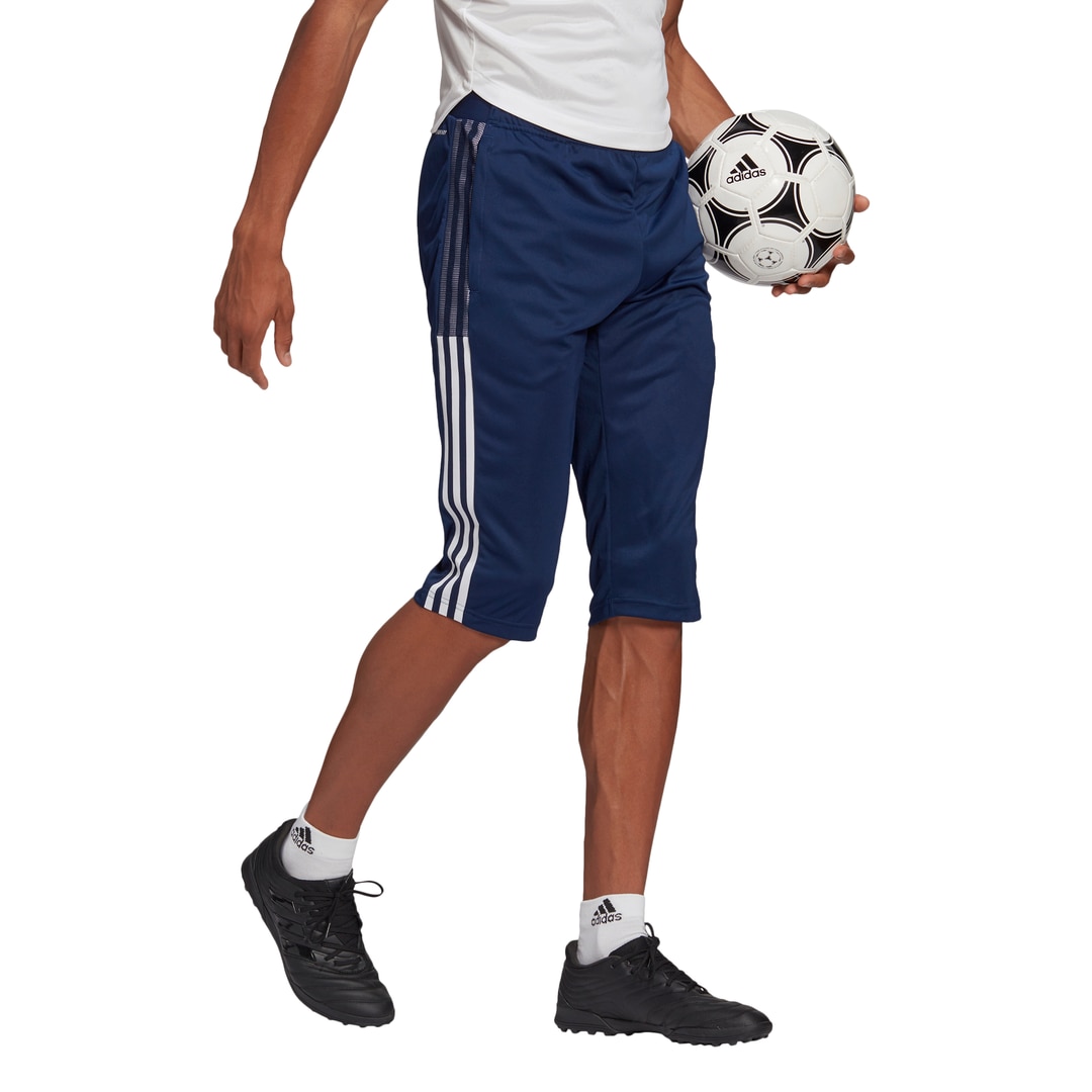

Шорты мужские Adidas Tiro 21 3/4 синие M, Tiro 21 3/4