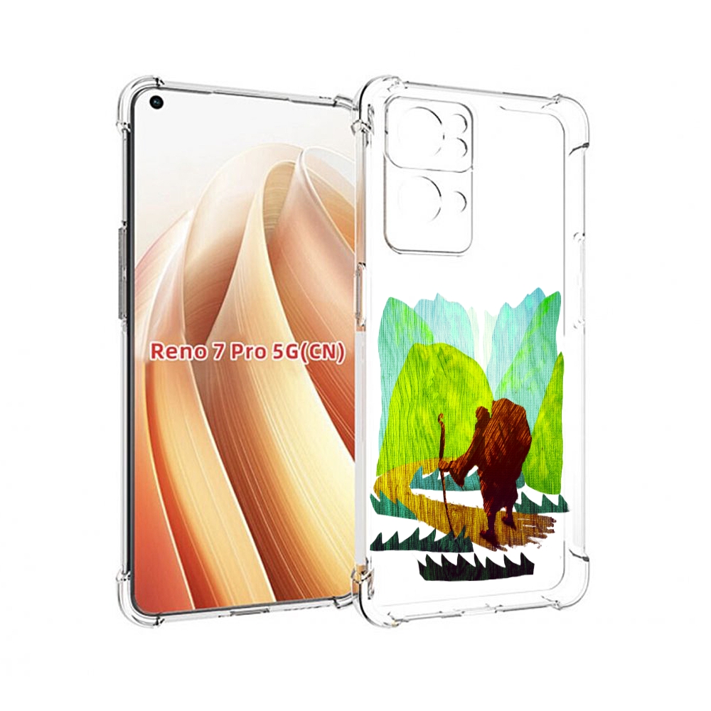 

Чехол MyPads Лесная тропа для OPPO Reno7 Pro 5G, Прозрачный, Tocco