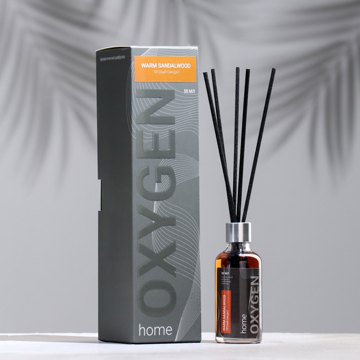 

Ароматический диффузор OXYGEN HOME "Warm sandalwood", 50 мл, теплый сандал