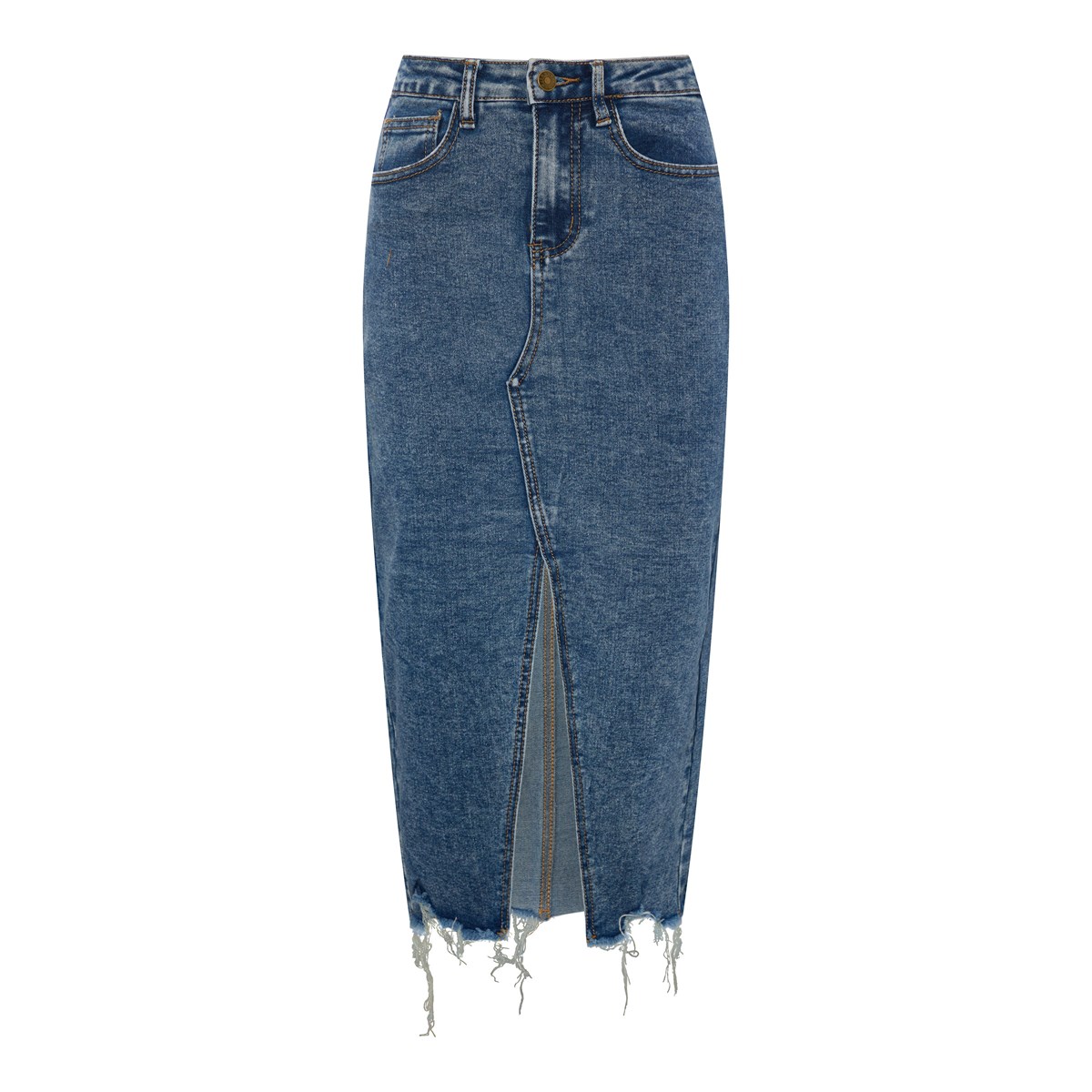 

Юбка женская EVROJEANS 40231 синяя 26, Синий, 40231