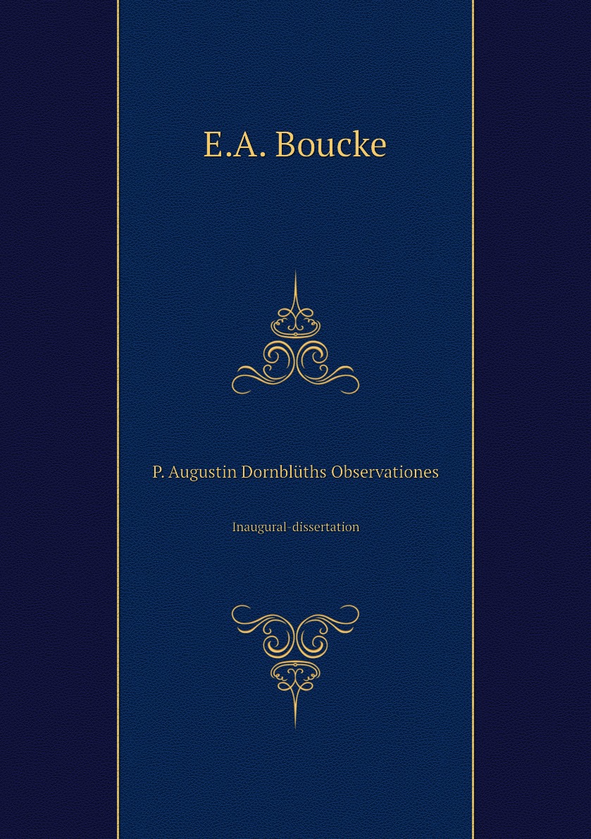 

P. Augustin Dornbluths Observationes
