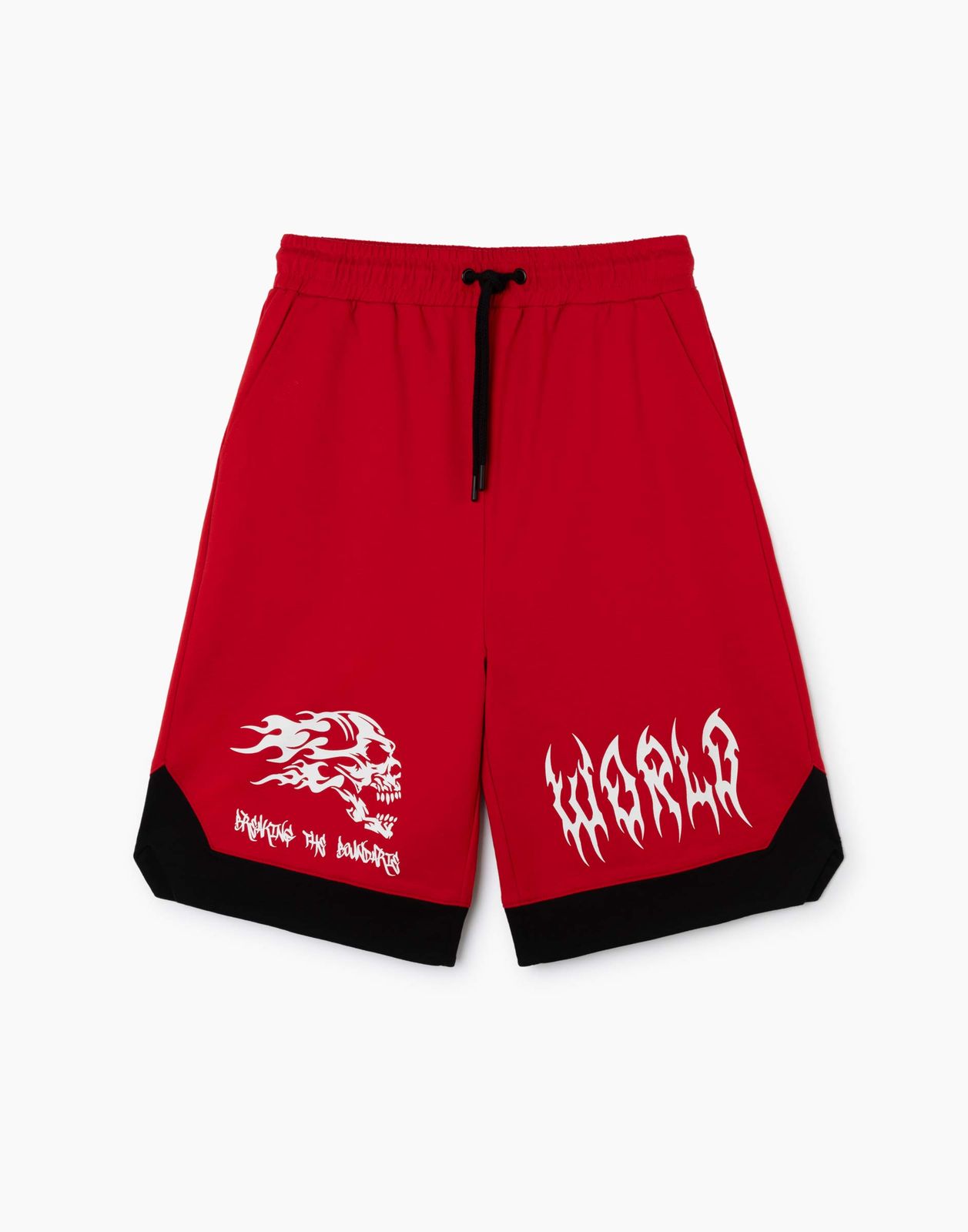 

Спортивные шорты для мальчика Gloria Jeans BSH007622 красный/черный 18+/182, BSH007622