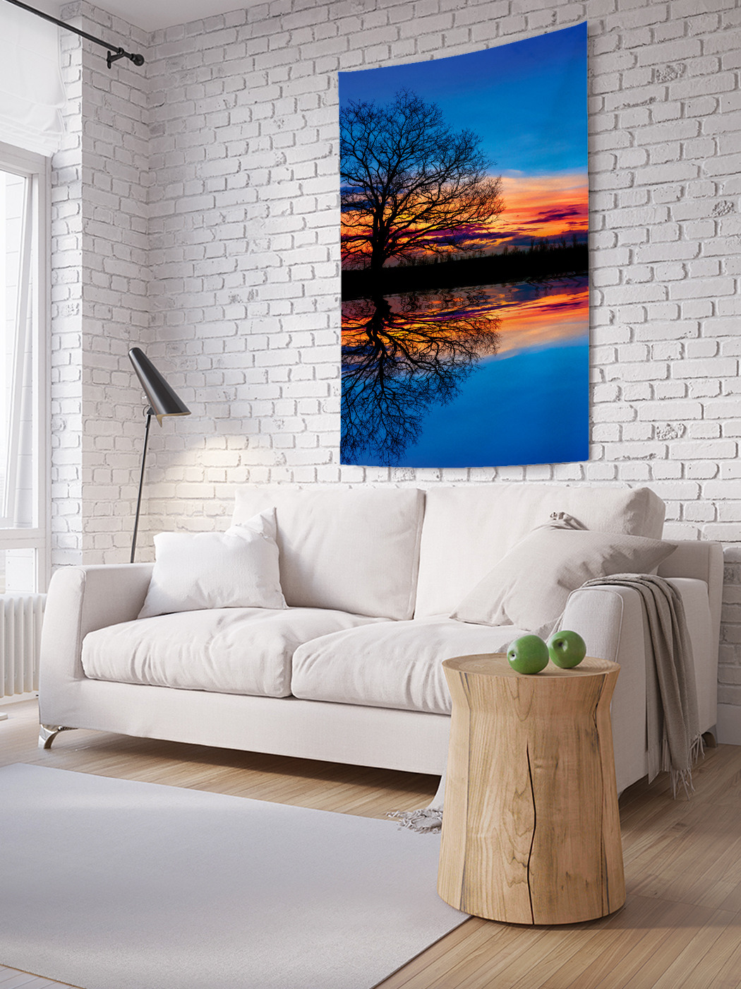 

Вертикальное фотопанно на стену JoyArty Водные корни 100x150 см, Водные корни